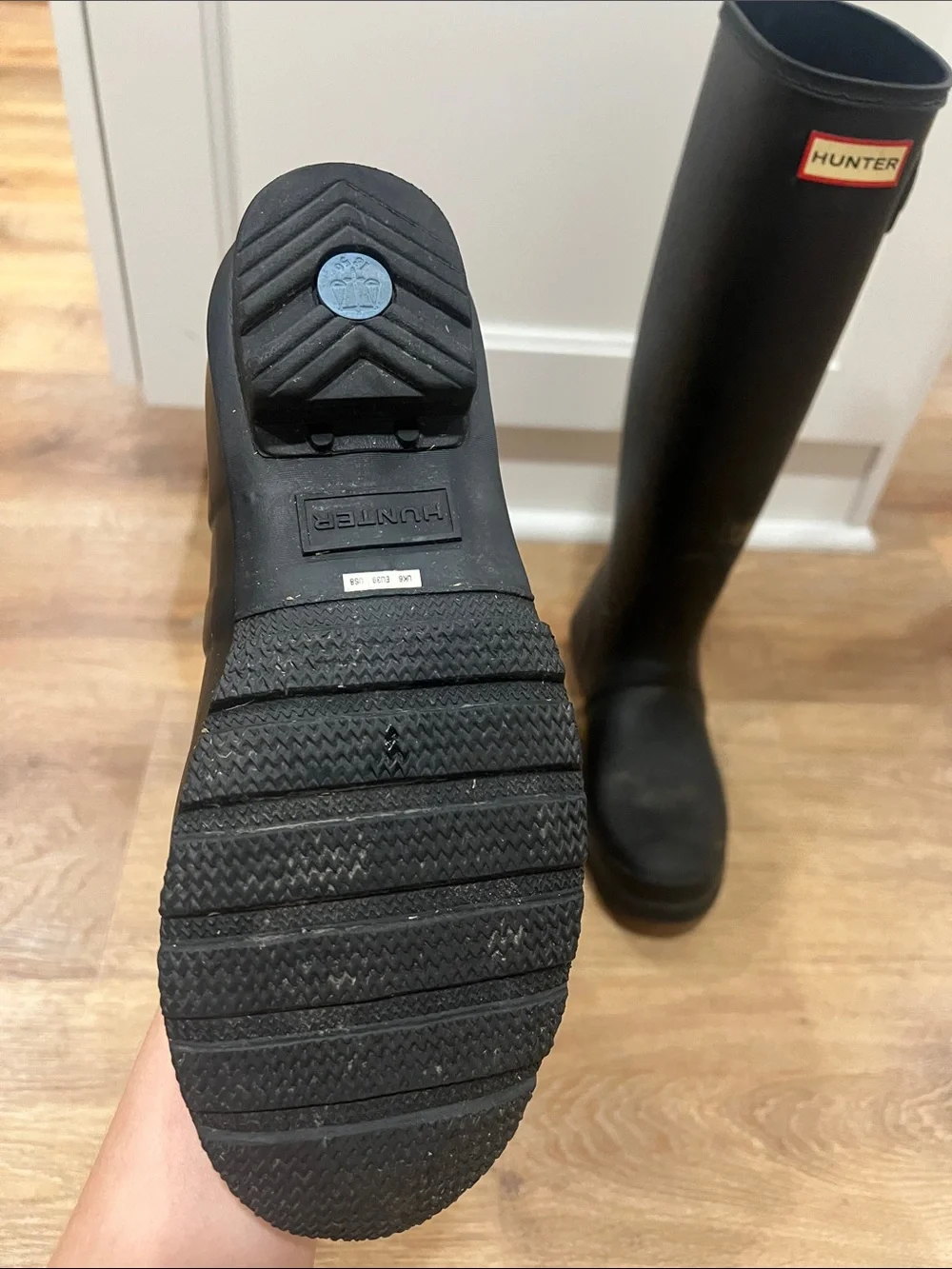 Hunter Matte Black Tall Rain Boots